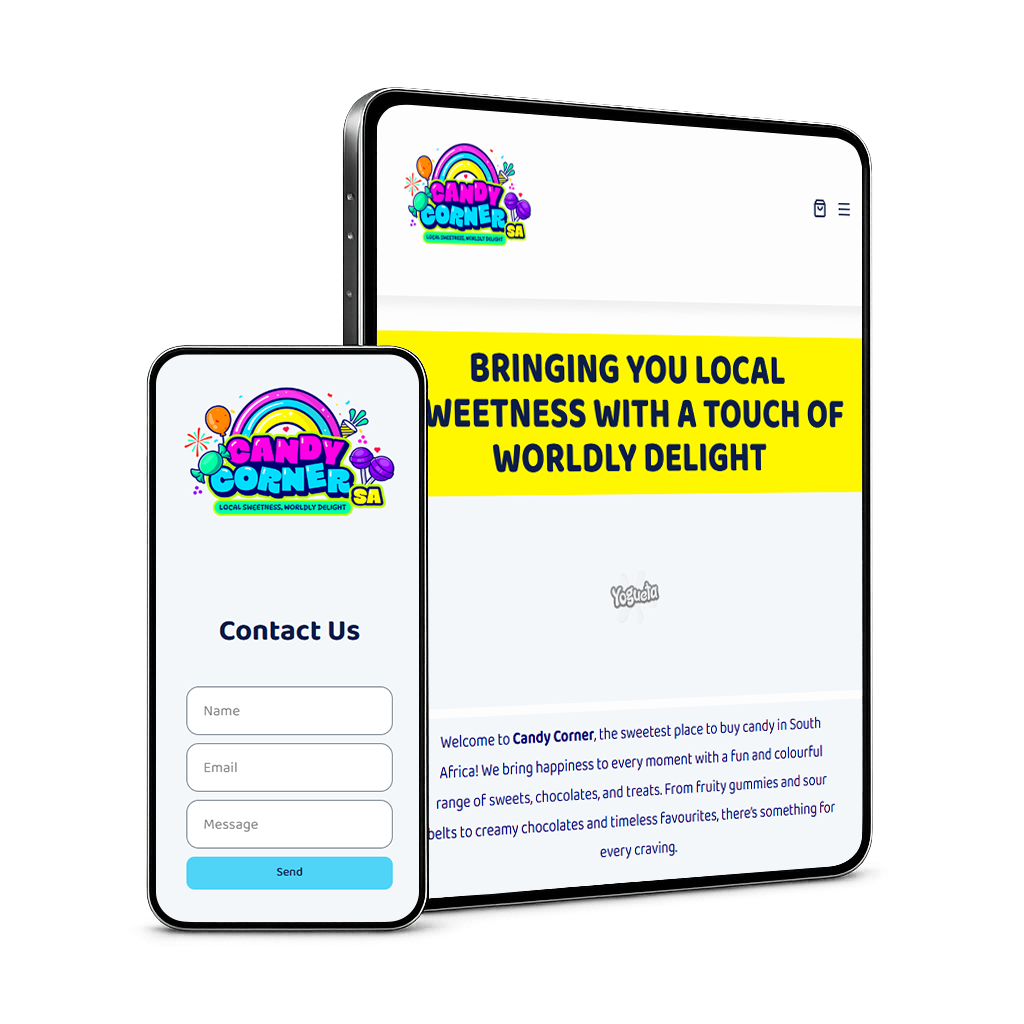 Candy Corner ecommerce website – Web Design Port Elizabeth